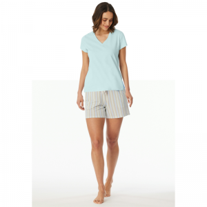 Damespyjama korte mouwen 708 munt
