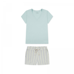 Damespyjama korte mouwen 708 munt