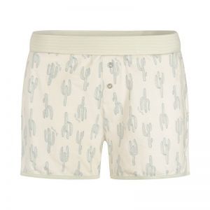 Damespyjama korte mouwen Light green
