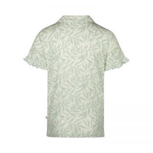 Damespyjama doorknoop Light green