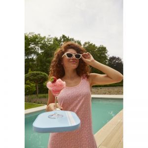 Women singlet dress Pink