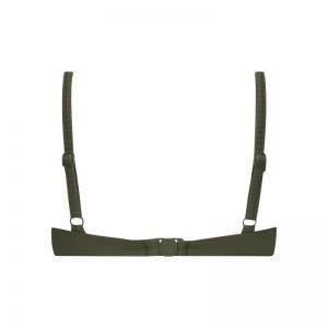 Bikini top plunge padded 2186 deep olive