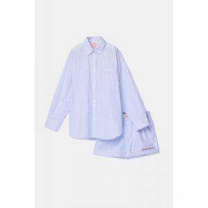 Dames pyjama 973 blauwe stre