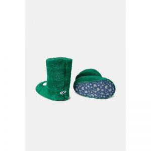 Pantoffels met oogjes 792 donkergroen