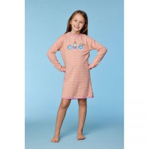 Slaapkleedje, lange mouwen 927 roze-gele s