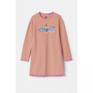 Slaapkleedje, lange mouwen 927 roze-gele s