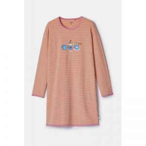 Slaapkleedje, lange mouwen 927 roze-gele s