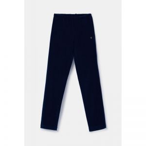 Herenpyjama in velours 943 blauwe stre