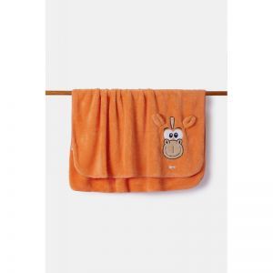 Plaid, 150x200cm 509 zacht oranj