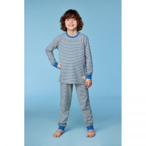 Jongenspyjama, lange mouwen 925 blauw-gele