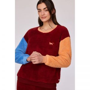 Homewear set 495 donkerrood