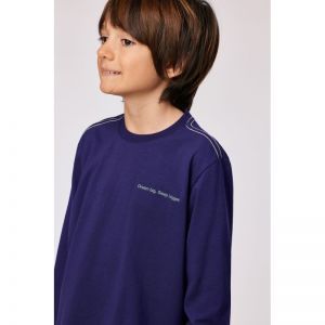 Jongenspyjama, lange mouwen 897 donkerblauw