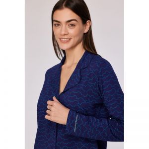Slaapkleedje, lange mouwen 932 donkerblauw
