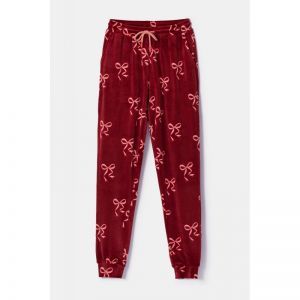 Damespyjama in velours 952 bordeaux st