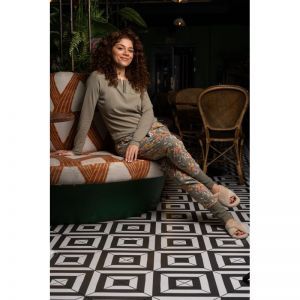 Women lounge set Faded green