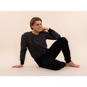 Men lounge set black