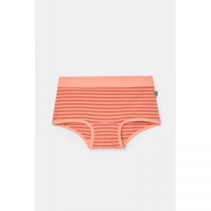 Meisjes slip, shorty 2-pack 013 perzikoranj
