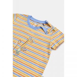 Baby pyjama 905 geel gestre