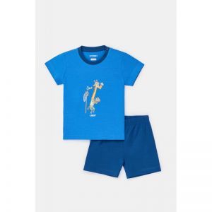 Baby pyjama korte mouwen 837 hoogblauw