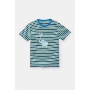 Jongenspyjama met korte mouwen 908 groen-blauw