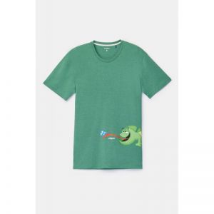 Herenpyjama korte mouwen 742 groen