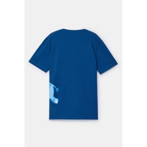 Herenpyjama korte mouwen 887 donkerblauw