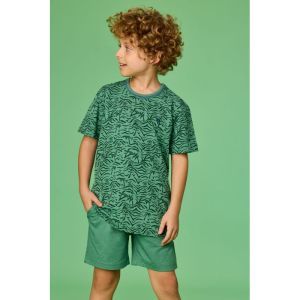 Jongens pyjama korte mouwen 913 palmbomen p