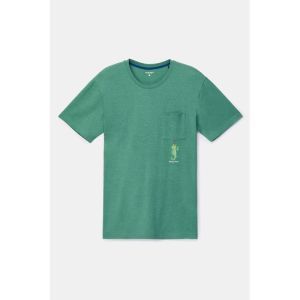 Herenpyjama korte mouwen 742 groen
