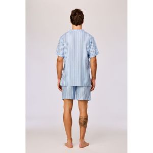 Herenpyjama 991 streep blau