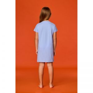 Slaapkleedje, korte mouwen 840 blauw