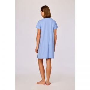 Slaapkleedje, korte mouwen 840 blauw