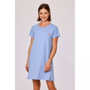 Slaapkleedje, korte mouwen 840 blauw