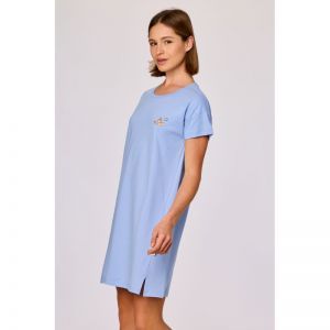 Slaapkleedje, korte mouwen 840 blauw