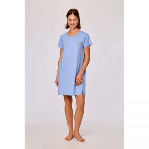 Slaapkleedje, korte mouwen 840 blauw