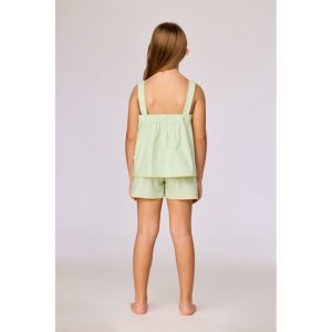 Meisjes setje top en shortje 928 groene vert