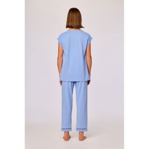 Damespyjama 840 blauw