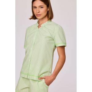 Damespyjama korte mouwen 928 groene vert