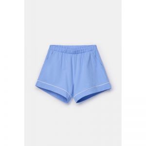Damespyjama doorknoop 840 blauw