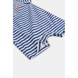 Unisex jumpsuit in badstof 921 marineblauw