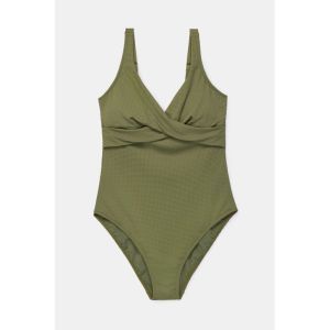 Dames badpak 788 kaki groen
