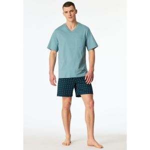 Herenpyjama, korte mouwen 708 mint