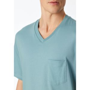 Herenpyjama, korte mouwen 708 mint