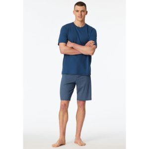 Herenpyjama, korte mouwen 815 navy