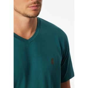 Herenpyjama korte mouwen 700 grün