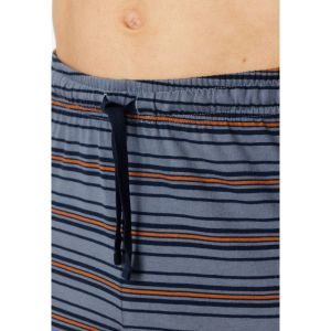 Herenpyjama korte mouwen 808 blaugrau