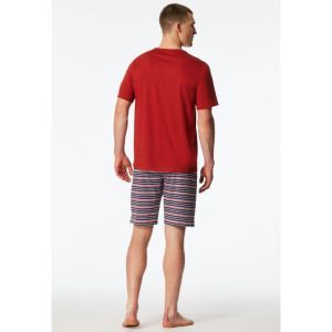 Heren pyjama korte mouwen 500 rot