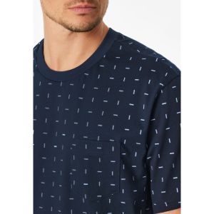 Herenpyjama, korte mouwen 803 dunkelblau