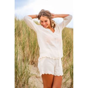 Setje in tetrastof 149 licht beige