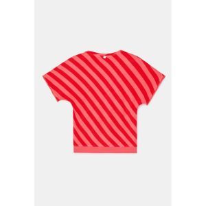 Setje in badstof 983 streep rood