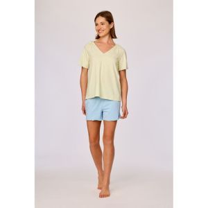 Dames pyjama korte mouwen 979 schelpjes f